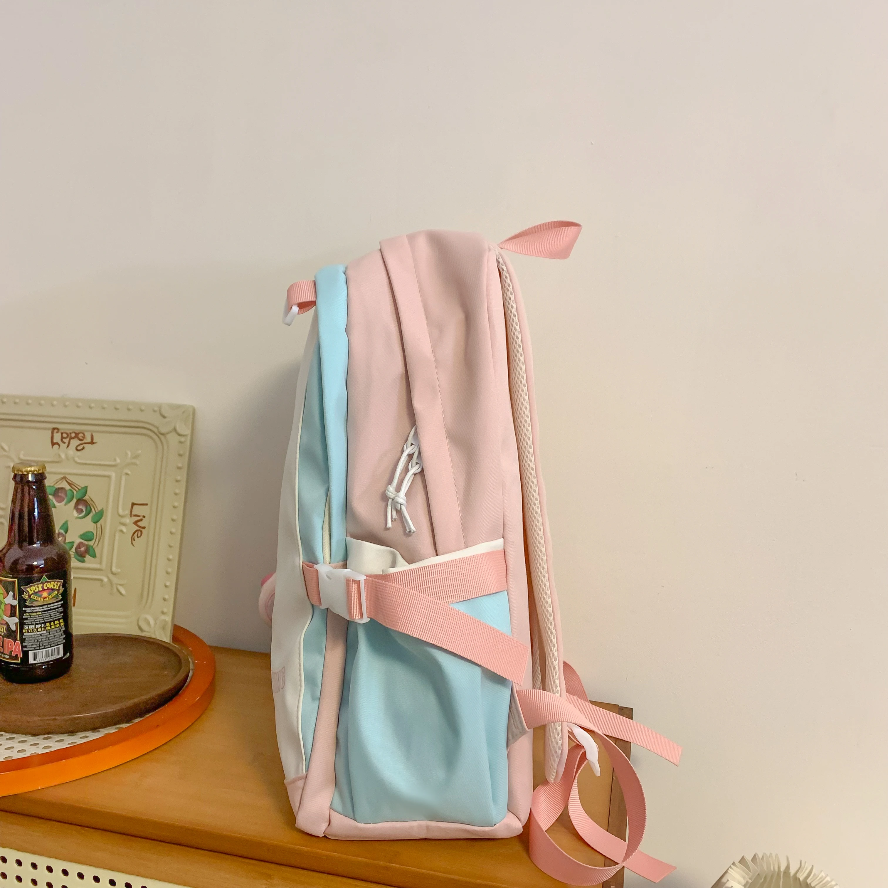 High school student school bag female cute girl versatile large capacity backpack for class