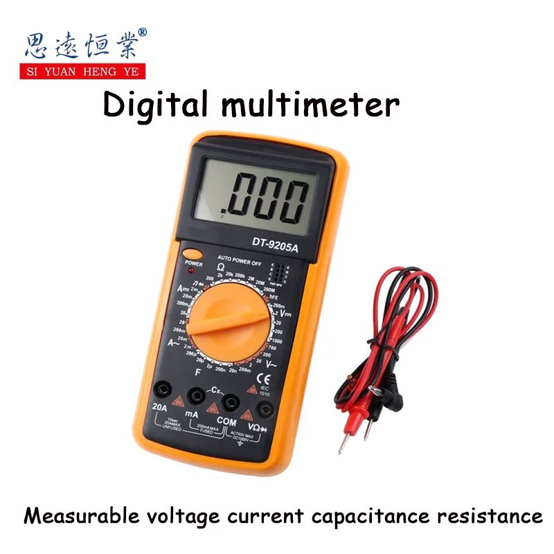 

1pcs Electronic multimeter Portable multi-functional high-precision digital display digital multimeter can measure voltage, curr