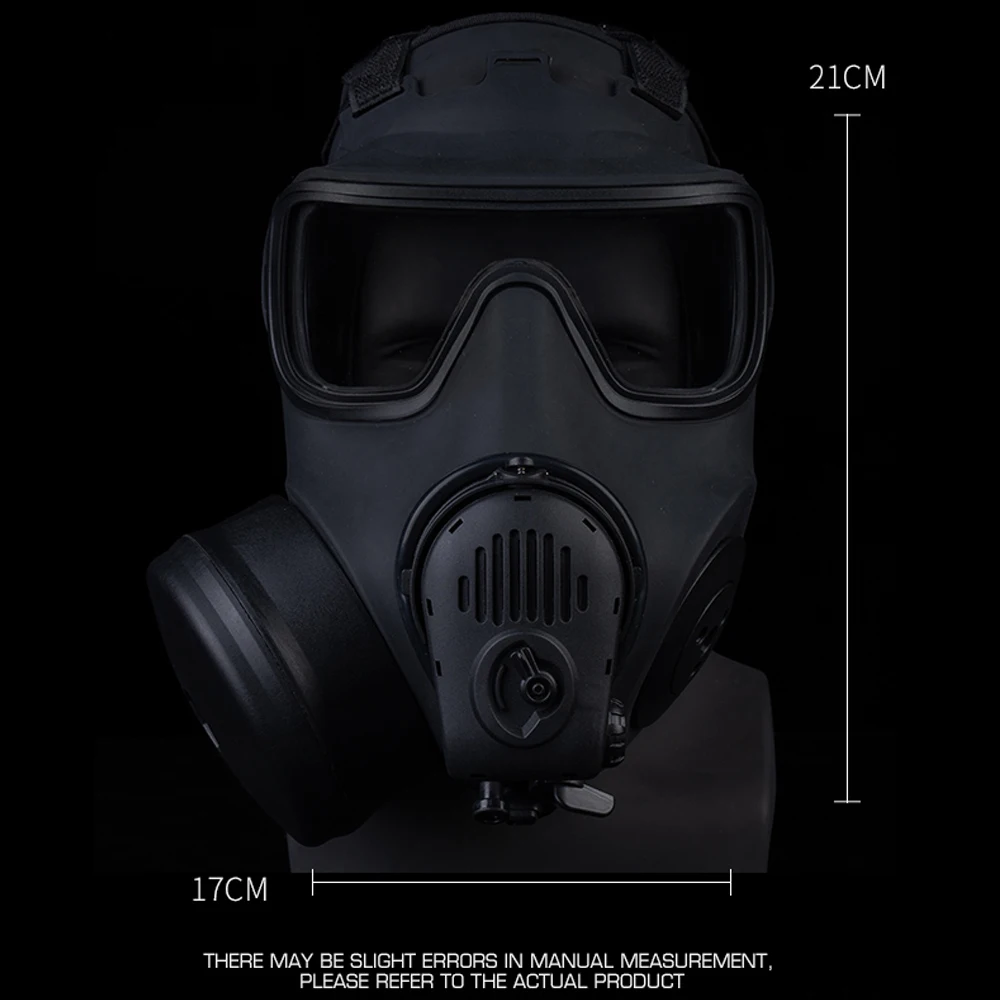 M53 Tactical Gas Mask Dummy Model Fan Filter Dustproof Full Face Protective Paintball Airsoft Mask With Microphone Cosplay Props