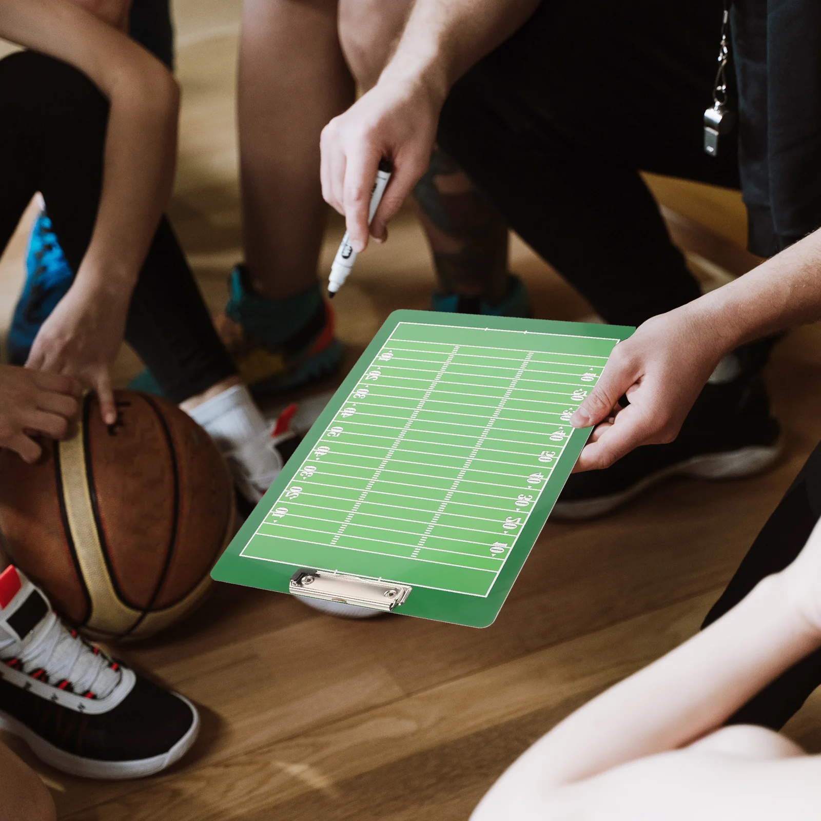 لوحة مباراة كرة القدم، لوحة تدريب متينة من مادة PVC ثابتة وخفيفة الوزن، سهلة الاستخدام، معدات تدريب رياضية، ملحقات كرة القدم