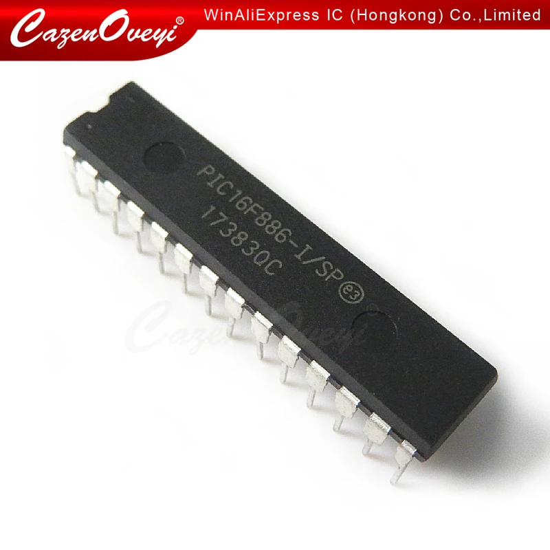 

10pcs/lot PIC16F886-I/SP PIC16F886ISP PIC16F886 16F886-I/SP DIP-28 In Stock