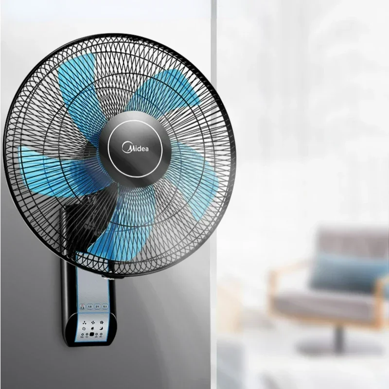 Wall-mounted Electric Fans Home Remote Control No Need To Punching Commercial Industrial Wall Fan Shaking Head Large Wind Fans