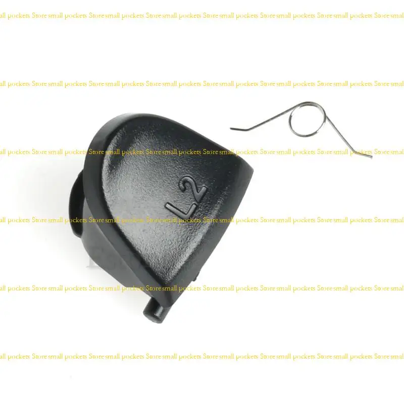 R1WD 10 Pieces L2 Replacement Trigger Buttons + Springs for Controller Black