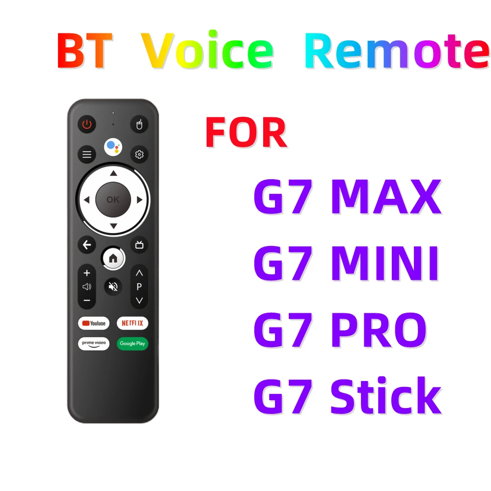 Blluetooth Voice Remote FOR G7 STICK G7 PRO G7 MINI G7 MAX SET TOP BOX Infrared RemoteController