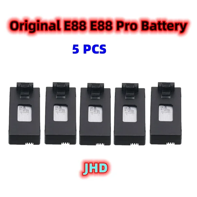 JHD Drone Lipo Battery  E88  For  E88 PRO E99 PRO Mini RC Drone Battery 4K Drone E88 PRO RC Plane Battery