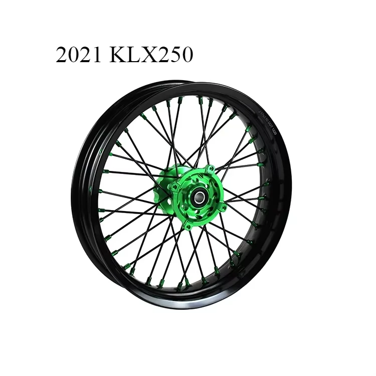 

Мотоцикл европейского качества 17 дюймов, лучшие колеса супермото для KAWASAKI KLX250, СОВЕРШЕННО НОВЫЙ