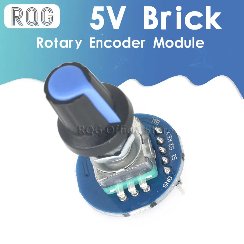 Rotary Encoder Modul für Arduino Brick Sensor Entwicklung Runde Audio Rotierenden Potentiometer Knopf Kappe EC11