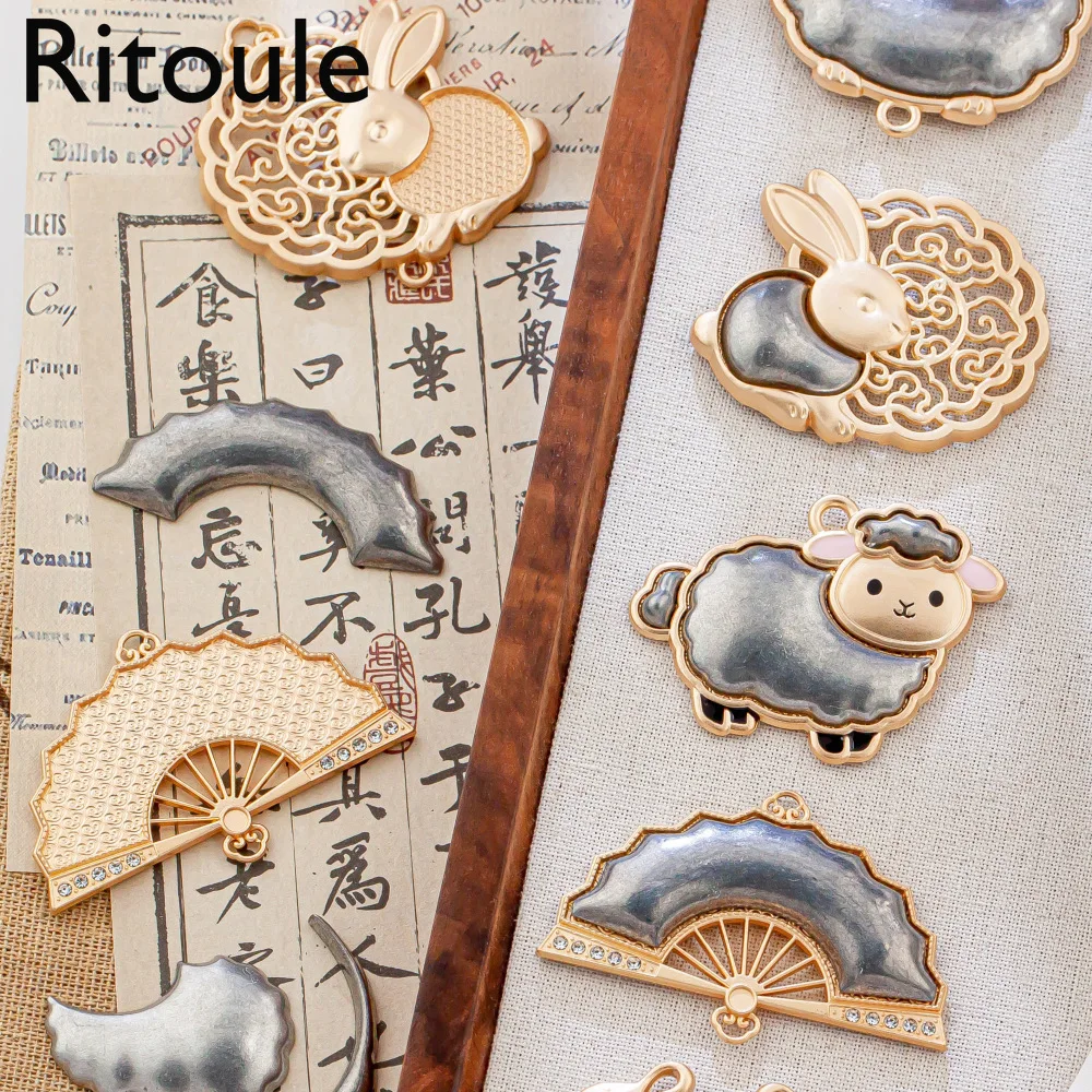 1piece Song Jin bottom embryo lamb with lid design intangible cultural heritage DIY handmade works accessories