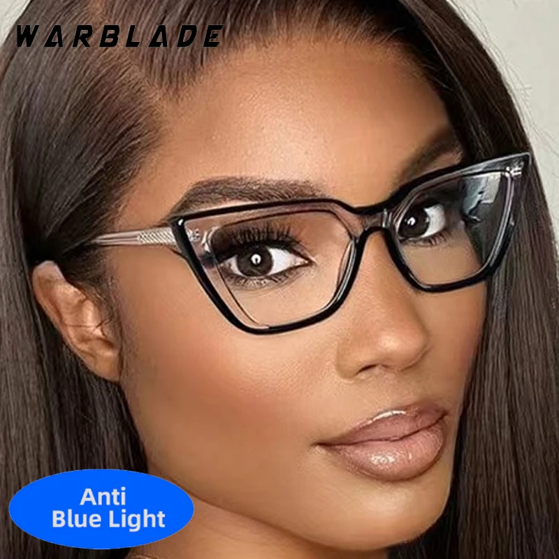 

Fashion Candy Color Cat Eye TR90 Women Glasses Brand Design Anti-Blue Light Men Eyewear Computer Glasses Game Optical Eyeglasses