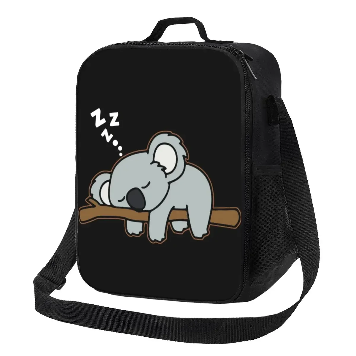 Cute Lazy Koala Bear Napping Thermal Insulated Lunch Bag Zoo Animal  Container for Work School Travel Storage Bento Food