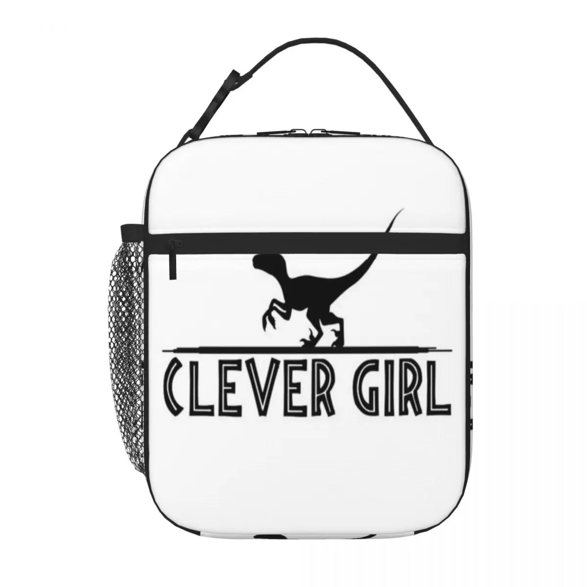 Bestselling Jurassic Park Clever Girl Patchwork Carry Lunch Bag Outdoor Sports Neoprene Lunch Bag