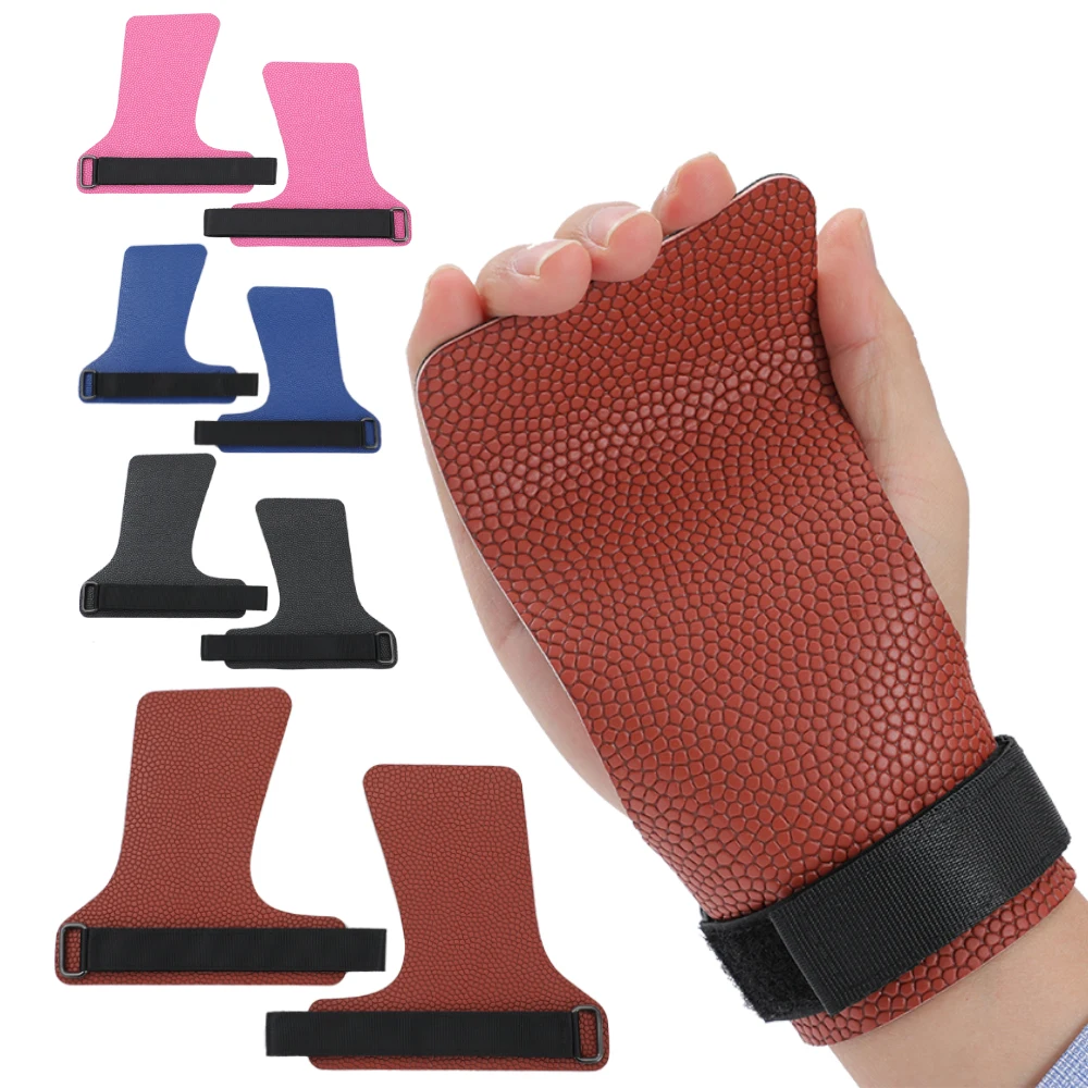 Basketball NO-hole Hand Grips for Crossfit, Pull-ups, Cross Training, Gymnastics, WODS, Weightlifting Palm Protector