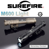 Tactical Scout Light SureFire M600 M600B M600C Dual Pressure Switch Airsoft AR15 Rifle Hunting Weapon Flashlight LED SF Gun Lamp