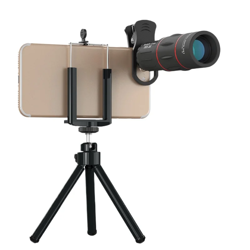

Universal external high definition photography adjustable focus intelligent 18 times mobile phone telephoto telescope head