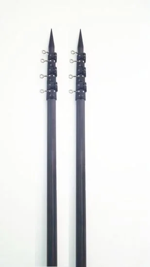 Made in China 3k Braided Carbon Fiber Extension Tube for Cleaning or Legs Rod Fishing Rod with Attachment