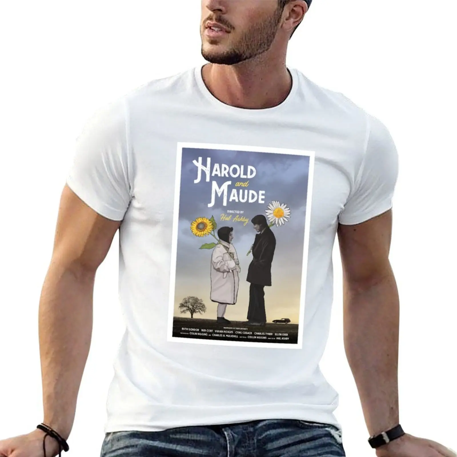 Harold and Maude alternative movie poster T-Shirt man t shirt summer man t shirts for men casual t shirts designer T-shirt