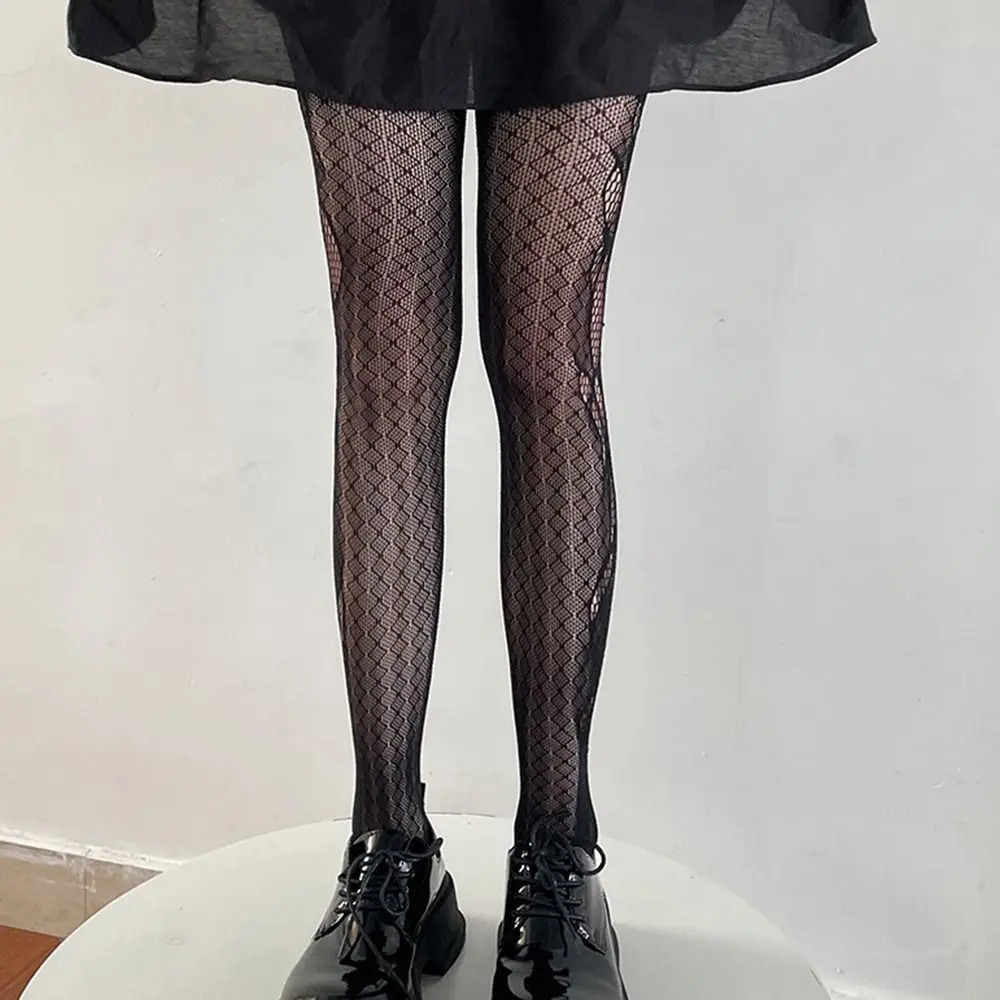 Süße Lolita japanischen Stil Jacquard Sommer y2k für Frauen für Mädchen Rebe Strumpfhosen Frauen Strümpfe weibliche Strumpfwaren Mesh Strumpfhosen