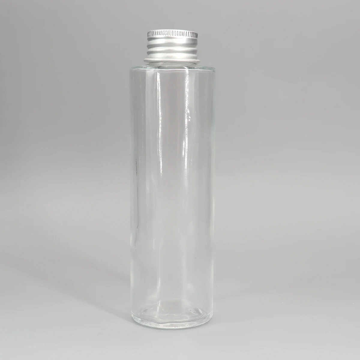 

6 x 120ml Clear Shampoo Glass Vial 4oz Transparent Screw Neck Glass Vials With Aluminum Cap