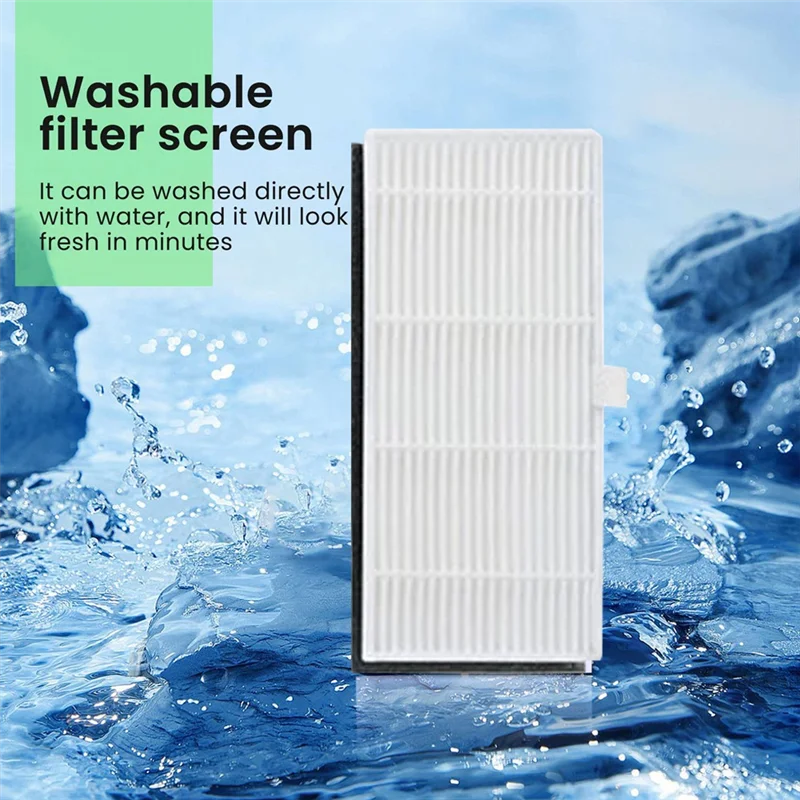 ABVI-14PCS para VIOMI S9 accesorios de Robot aspirador cepillo principal filtro de Cepillo Lateral paño de mopa bolsa de polvo