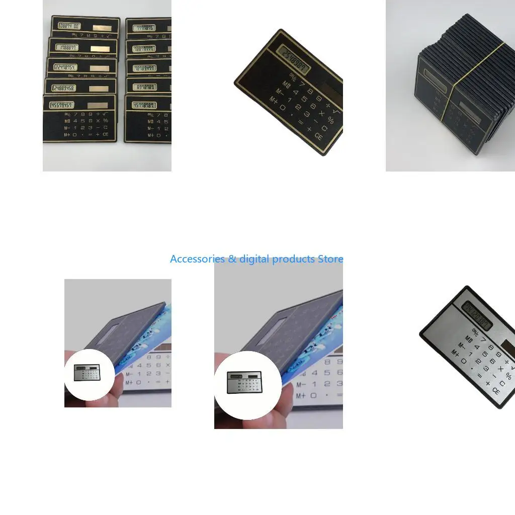77JD Thin Card Calculator Solar Power Design For Daily Calculations Gift