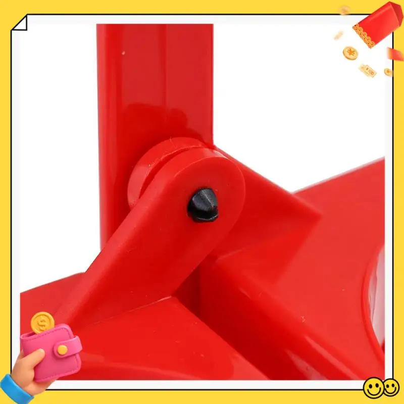 

A89Q-2 Piece Foldable Plastic Drink Carrier Cup Holder Beverage Coffee Beer Delivery Holder Reusable Red Beverage Carrier