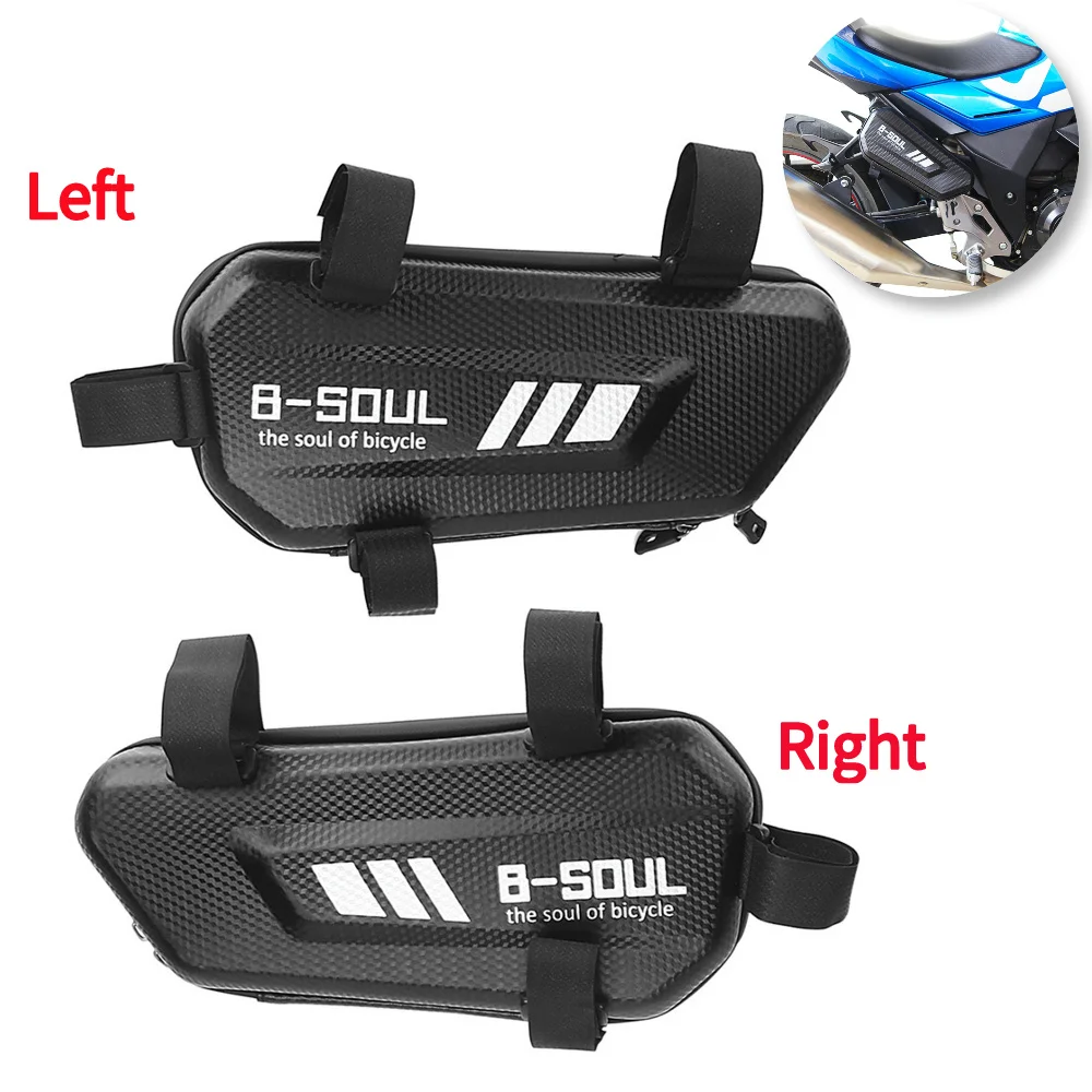 Motorcycle Side Bags Waterproof EVA Hard Shell Scooter Hanging Side Package Bag EVA Hard Shell Motorcycle Frame Bag Accessories