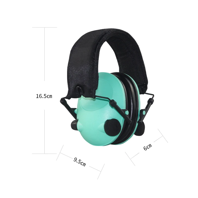 

Adjustable Electronic Earmuffs Reusable ABS Foldable Ear Defender Soundproof Safety Noise Reduction for Hearing Protection