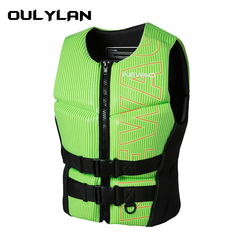 

Oulylan Life Jacket Super Buoyancy Neoprene Life Vest Surf Raft Kayak Fishing Jet Ski Water Sport Swimming Rescue Life Jacket