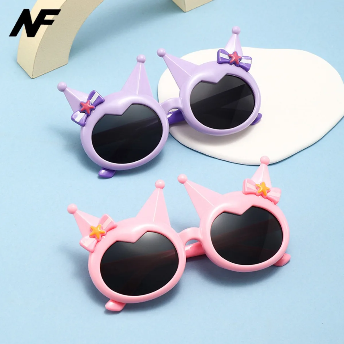 

kids cartoon character sunglasses uv400 protection cute lightweight party glasses for children