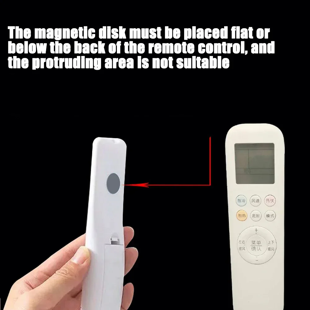 Strong Magnetic Hooks Wall Mount Anti-Lost Magnet Holder for Remote Control Storage Fridge Sticker Cabinet Home Office Organizer