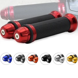 1Pair 7/8'' Motorcycle Handle Grips Anti-Slip Handlebar Bar Grips Bicycle Rubber Mountain Cycle Handle Handlebar Bar Grips