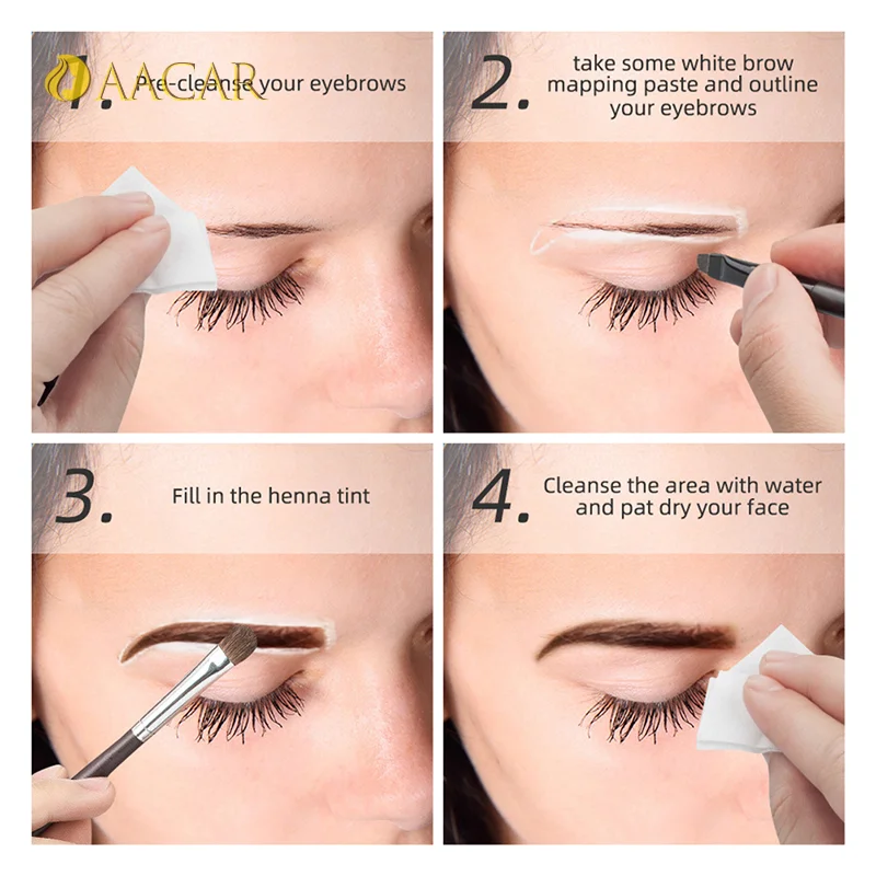 Stylo marqueur de microblading pour sourcils, tatouage blanc, pâte de maquillage en continu, outil de positionnement en forme de Jules, 20g