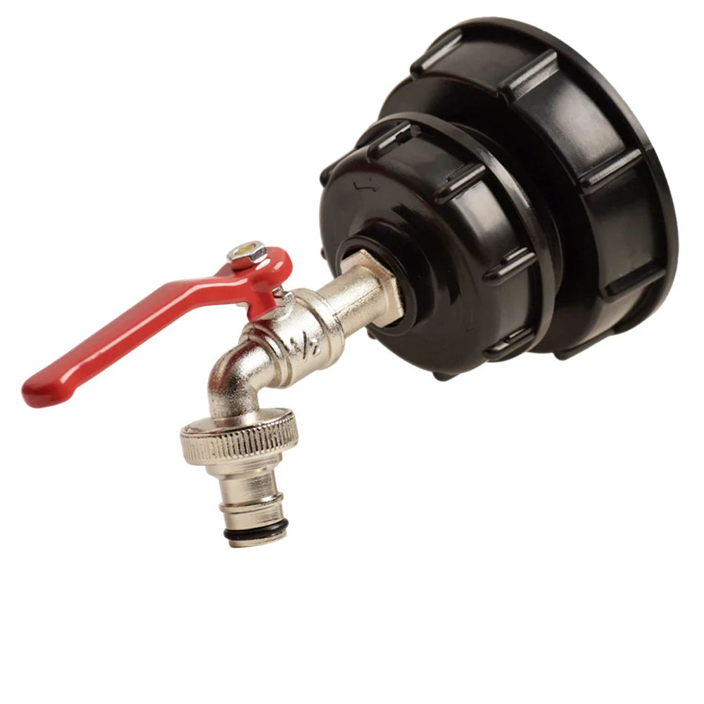 80mm S60 to 16mm Nipple Tap Thread Adapter for IBC Tanks, Suitable for Rainwater Collection Buckets And Tanks, Aquariums