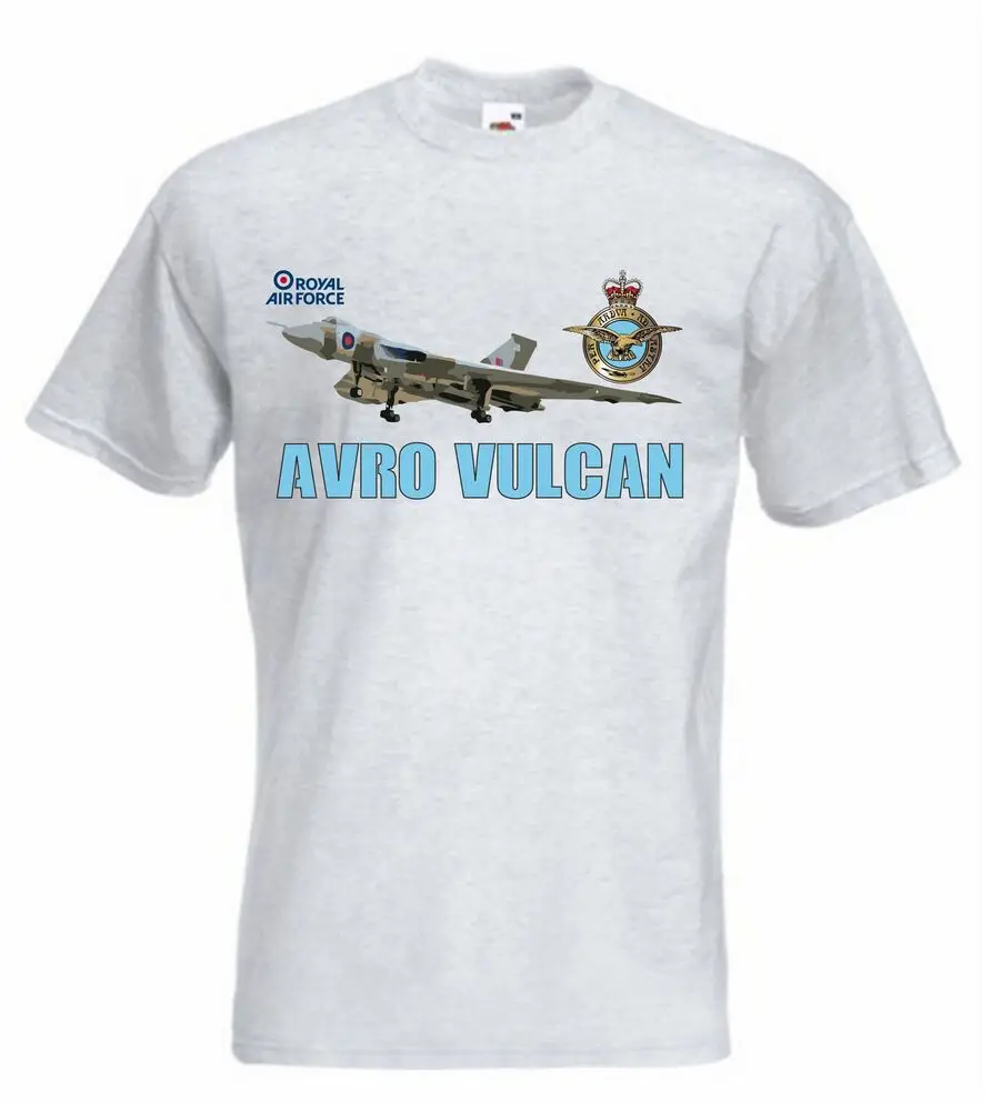 RAF Avro Vulcan Strategic Bomber T-Shirt Short Sleeve Casual 100% Cotton O-Neck Summer Mens T-shirt Size S-3XL