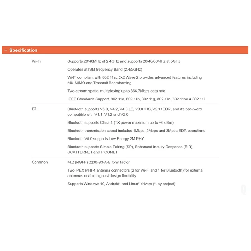 【Superdeals】M.2 Modulo Wifi Dual-Band Modulo di comunicazione wireless Full Netcom 4G LTE EC20 Facile da usare -B