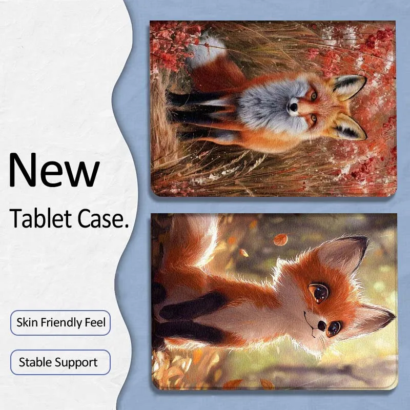 

Cute Red Fox Forest Gift For Xiaoxin Lenovo Tab P12 Extreme Legion Y900 Idea Pro GT 12.1 2025 Foldable Tablet Case