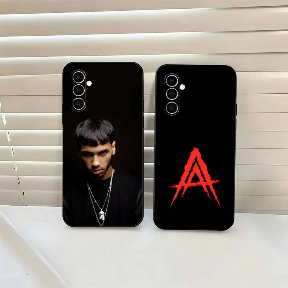 A-Anuel Rapper  For Samsung Galaxy A71,A70,A52,A51,A40,A30 Shockproof Silicone Soft TPU Soft Black Cover