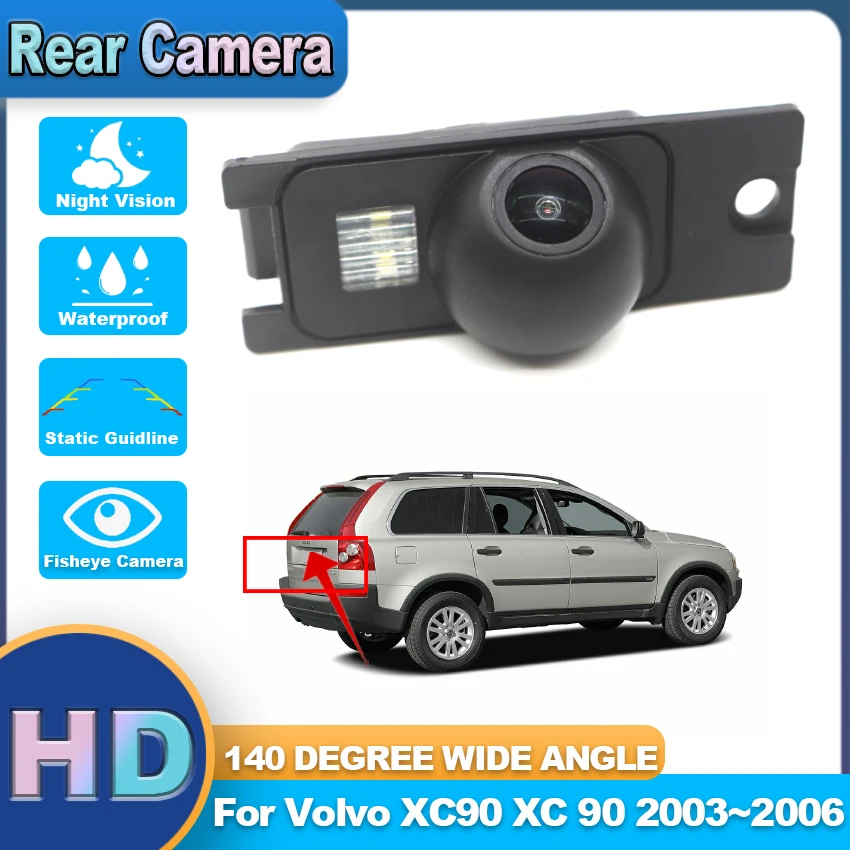 

Car Rearview Backup Camera Vehicle Backup License Plate Cameras LED Night Vision For Volvo XC90 XC 90 2003~2004 2005 2006