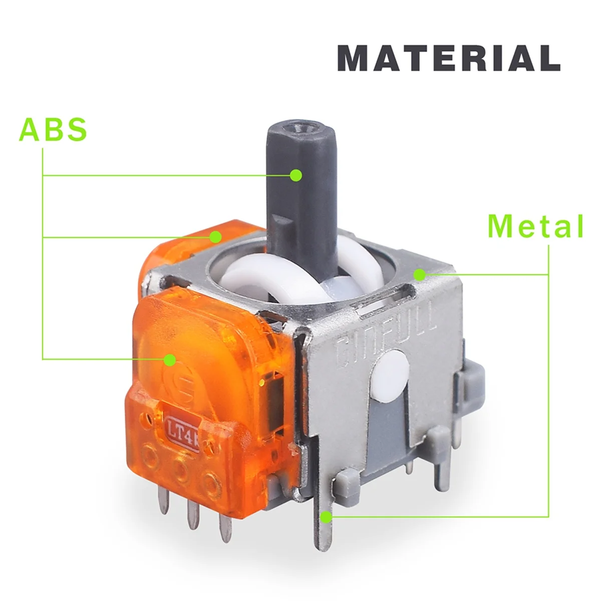 AAA87 8 Uds para controlador PS5 TMR Joystick electromagnético Gamepad Thumb Stick Sensor analógico 3D accesorios de reparación de repuesto