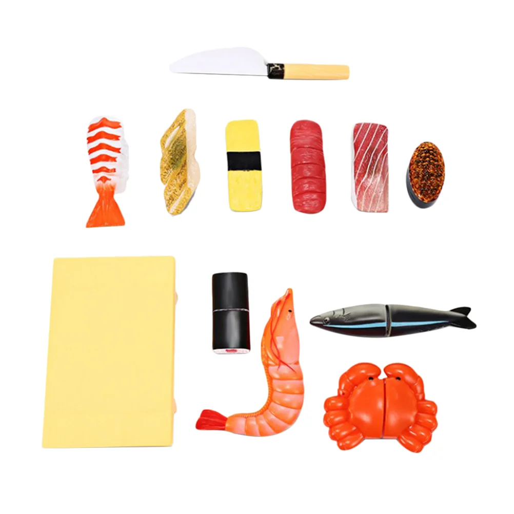 Cartoon Simulation Toy Plastic Japanese Sushi DIY Kitchen Smart Toy Suitable for Kid Children Gifts Hand-made Tools