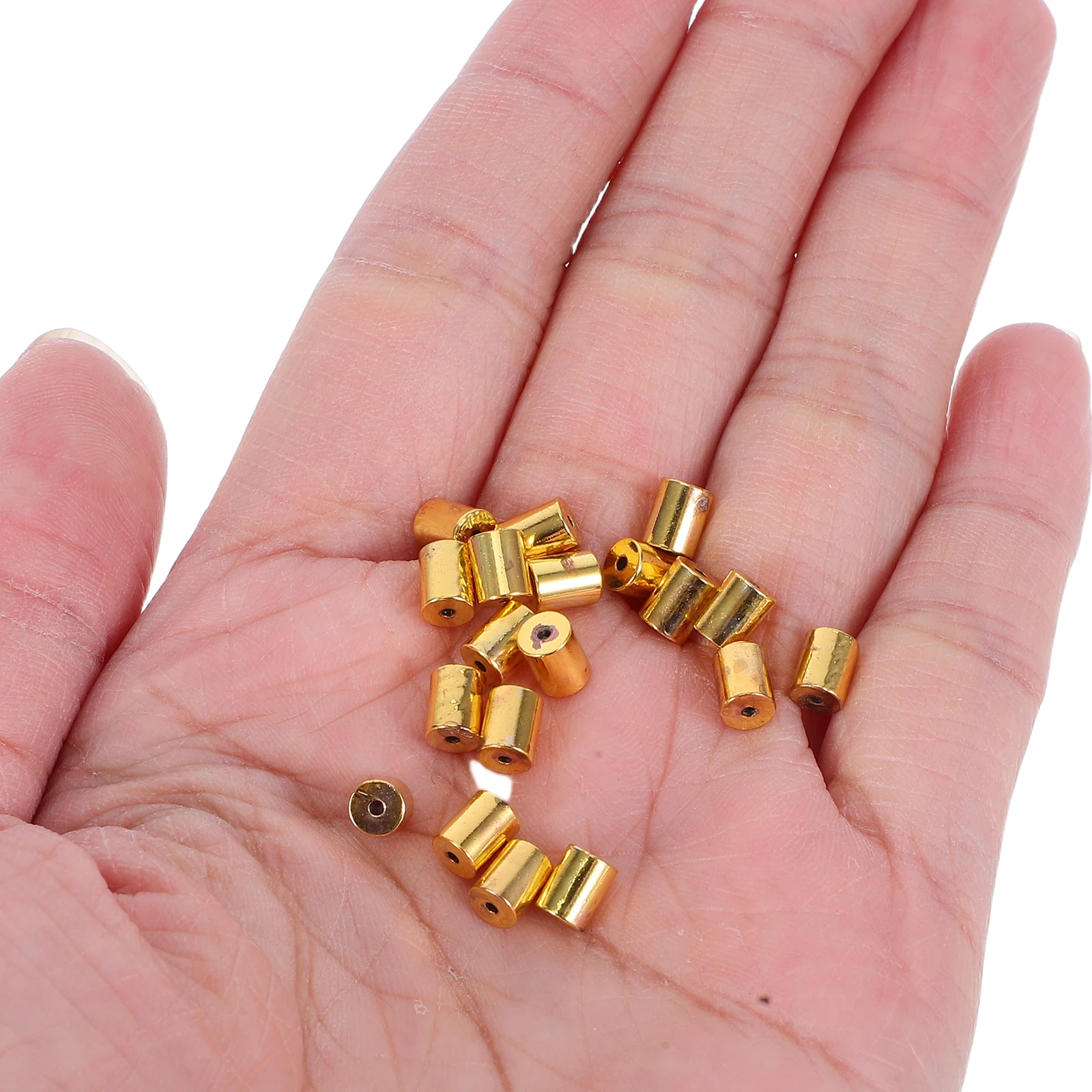 

50pcs Copper Earring Backs Jewelry Making Supplies Stud Hardware Anti-Drop Design Heavy Support Piercing Ear Backs for Studs