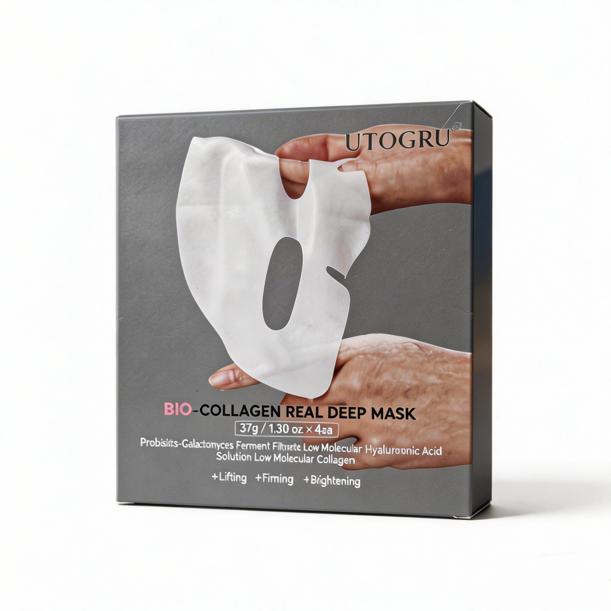 

BIO-COLLAGEN Real Deep Mask, 4 шт. – Подтягивающая, укрепляющая, осветляющая тканевая маска с пробиотиками, ферментом галактомицеса, низкомолекулярными компонентами