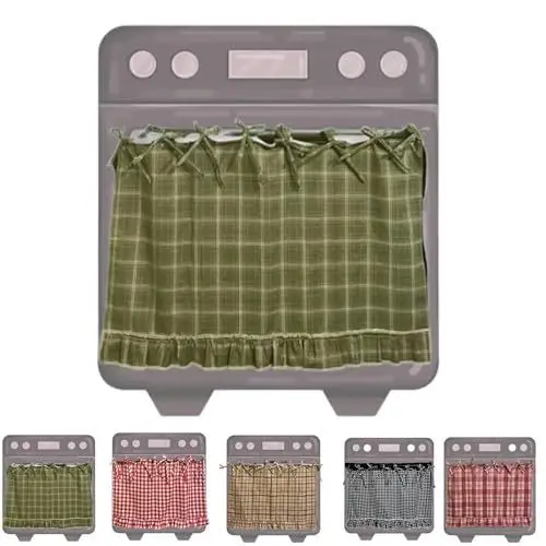 Handmade Farmhouse Oven Skirt Kitchen Decoration
