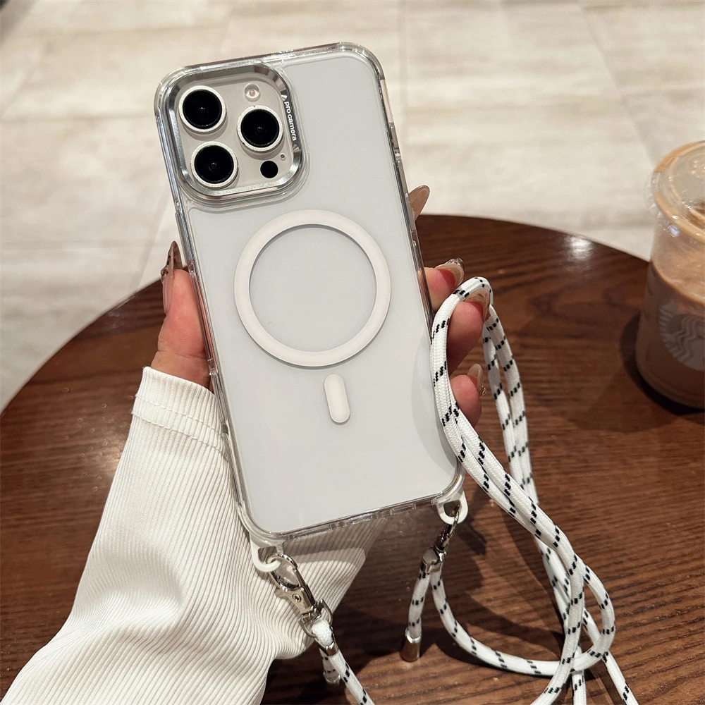 Transparente magnetische Umhängekette für Magsafe-Hülle für iPhone 18 17 15 11 12 13 14 16 Pro Max Plus Anti-Verlust-Hülle – Detail 15