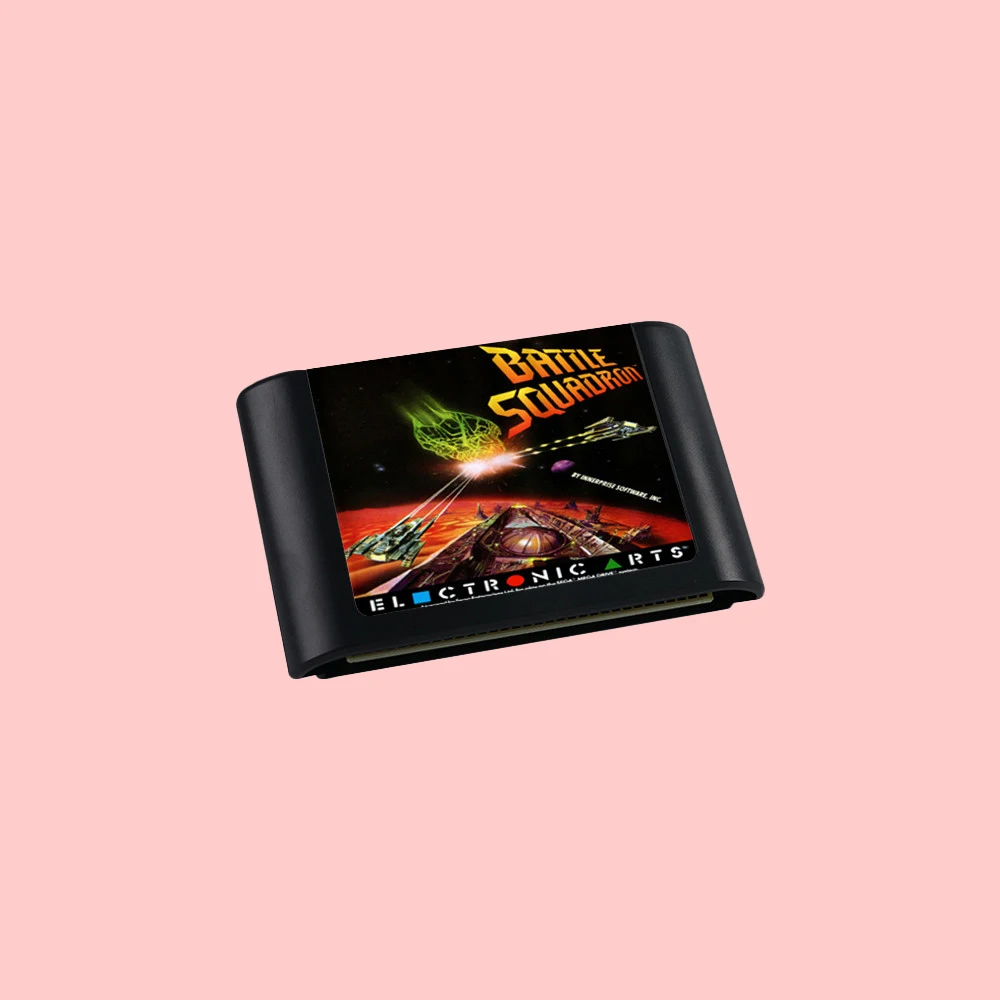 Battle Squadron EUR Version Game Card Box Manual For 16 bit Sega MD MegaDrive Genesis Consoles