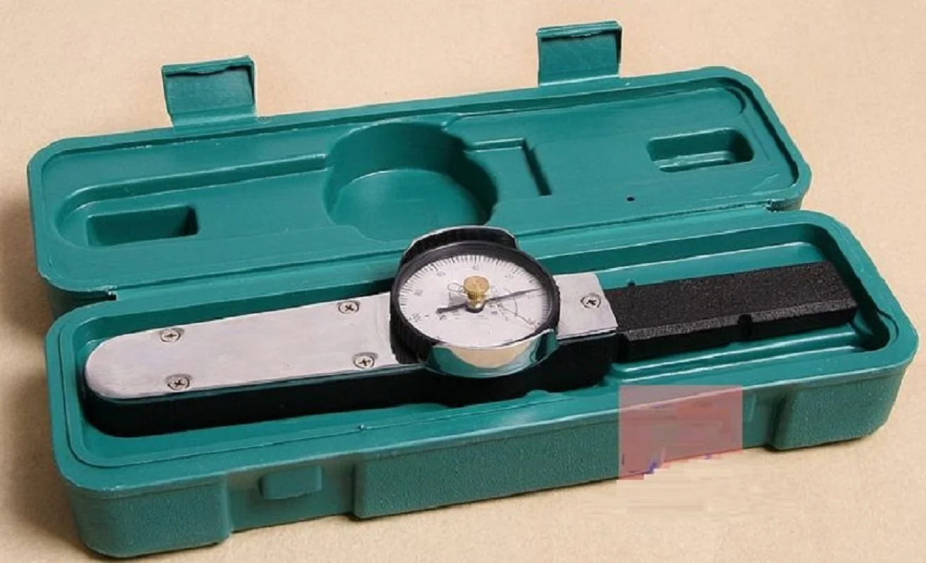 0-100N.m 2-direction Watch dial torque wrench 3% needle indicator cursor spanner screw ratchet tester auto truck repairing hand
