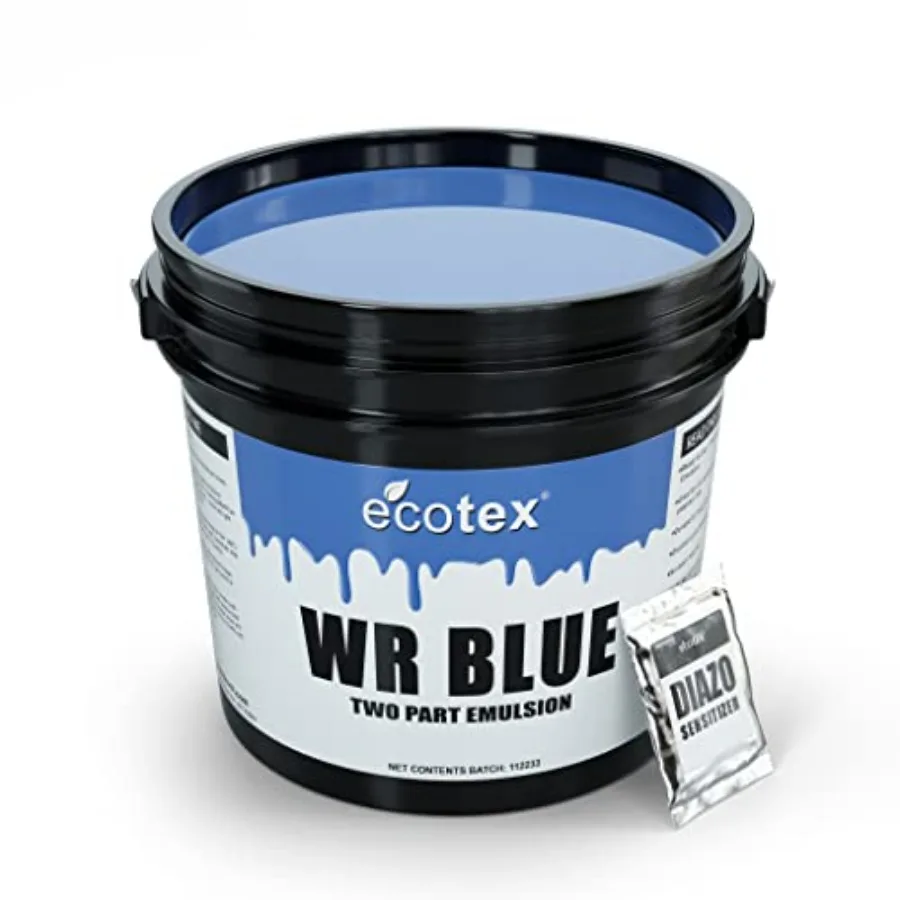 

Экотекс ® Фотоэмульсия WR Blue Screen Printing Emulsion Diazo для шелкографии и трафаретной печати по ткани (на водной основе)