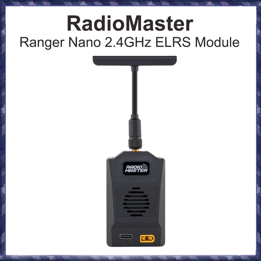

Радиомастер Рейнджер Nano Модуль ELRS 2,4 ГГц F-1000 Гц Соотношения обновления Высокоэффективная система охлаждения