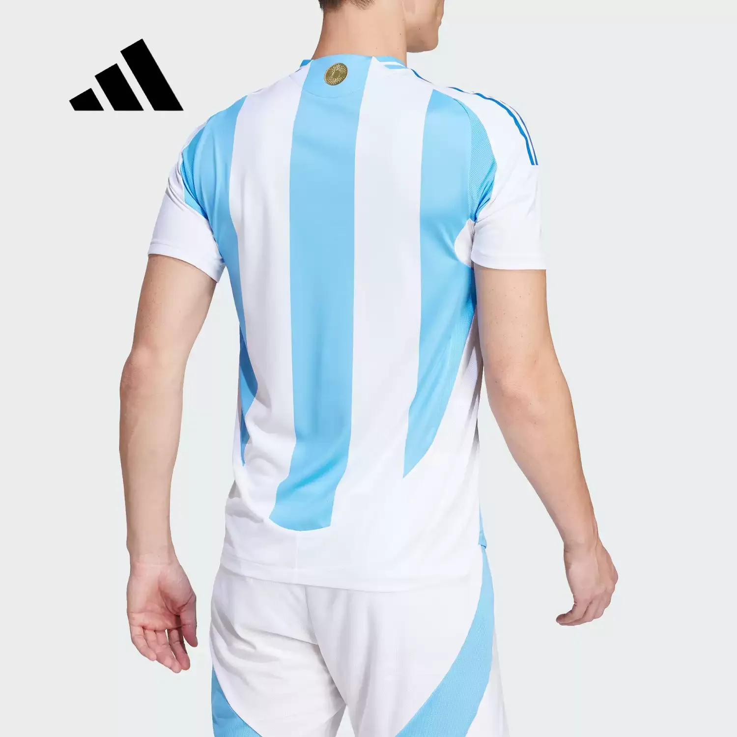 Adidas Official Authentic Argentina Team Player Version Home Shirt for Men, Short-Sleeve, IP8388