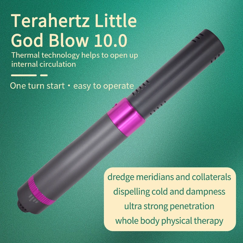 

10.0 Plus Classic Blue Light wave Massage Terahertz Wand Classic Blower Machine Terahertz Blower Wand Terahertz Therapy Device